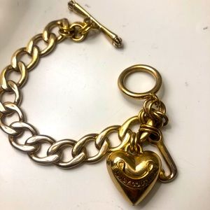 Juicy Couture Gold Charm Bracelet